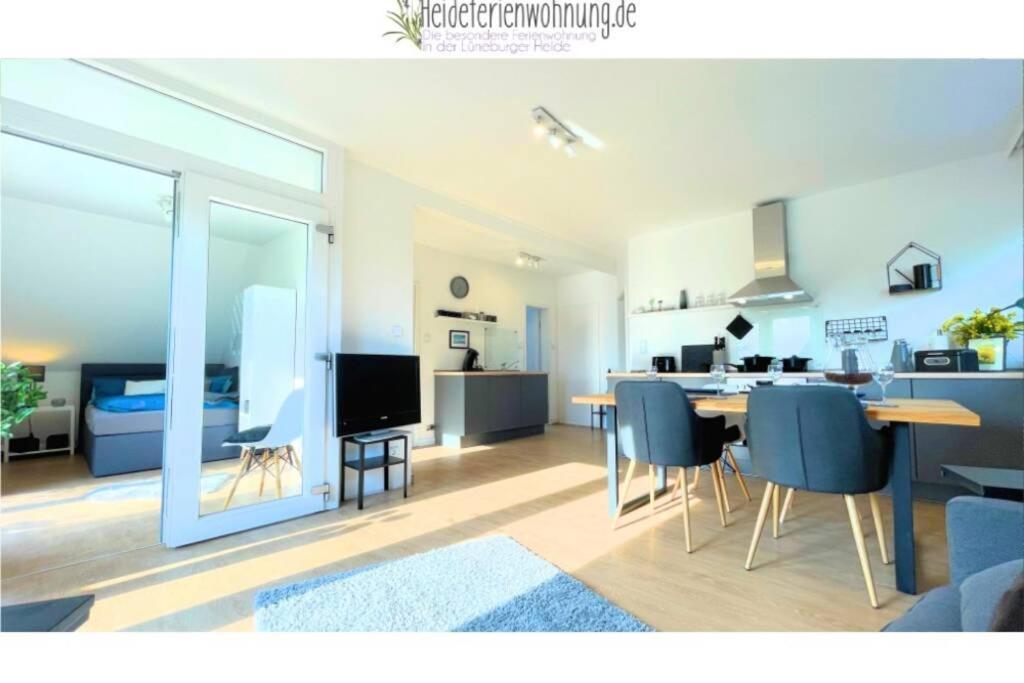 Heideferienwohnung - Die Neue Ferienwohnung Вальсроде Экстерьер фото