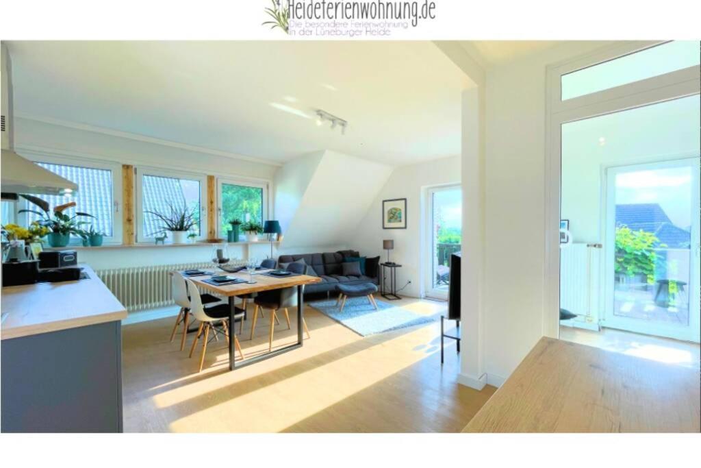 Heideferienwohnung - Die Neue Ferienwohnung Вальсроде Экстерьер фото